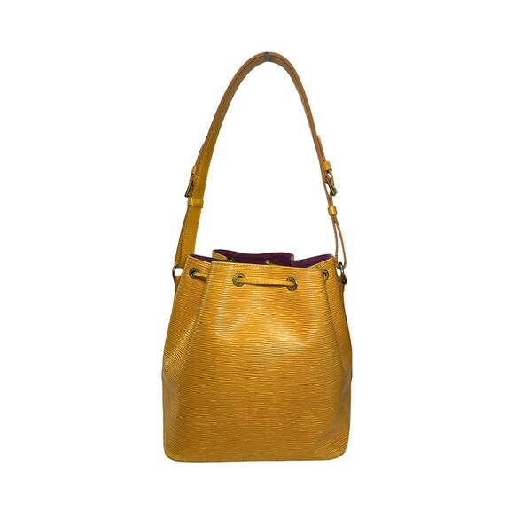 Louis Vuitton Noé Epi Cipango Gold Bucket Bag Shoulder Purse 1994 France - Picture 8 of 16